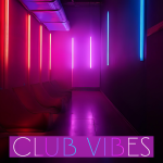 A brightly colored living room with vibrant pillows, indoor plants, sunlight streaming through windows, a coffee table with cups, and the words "MORNING VIBES" overlaid. Songdoodlz Quality Royalty Free Music